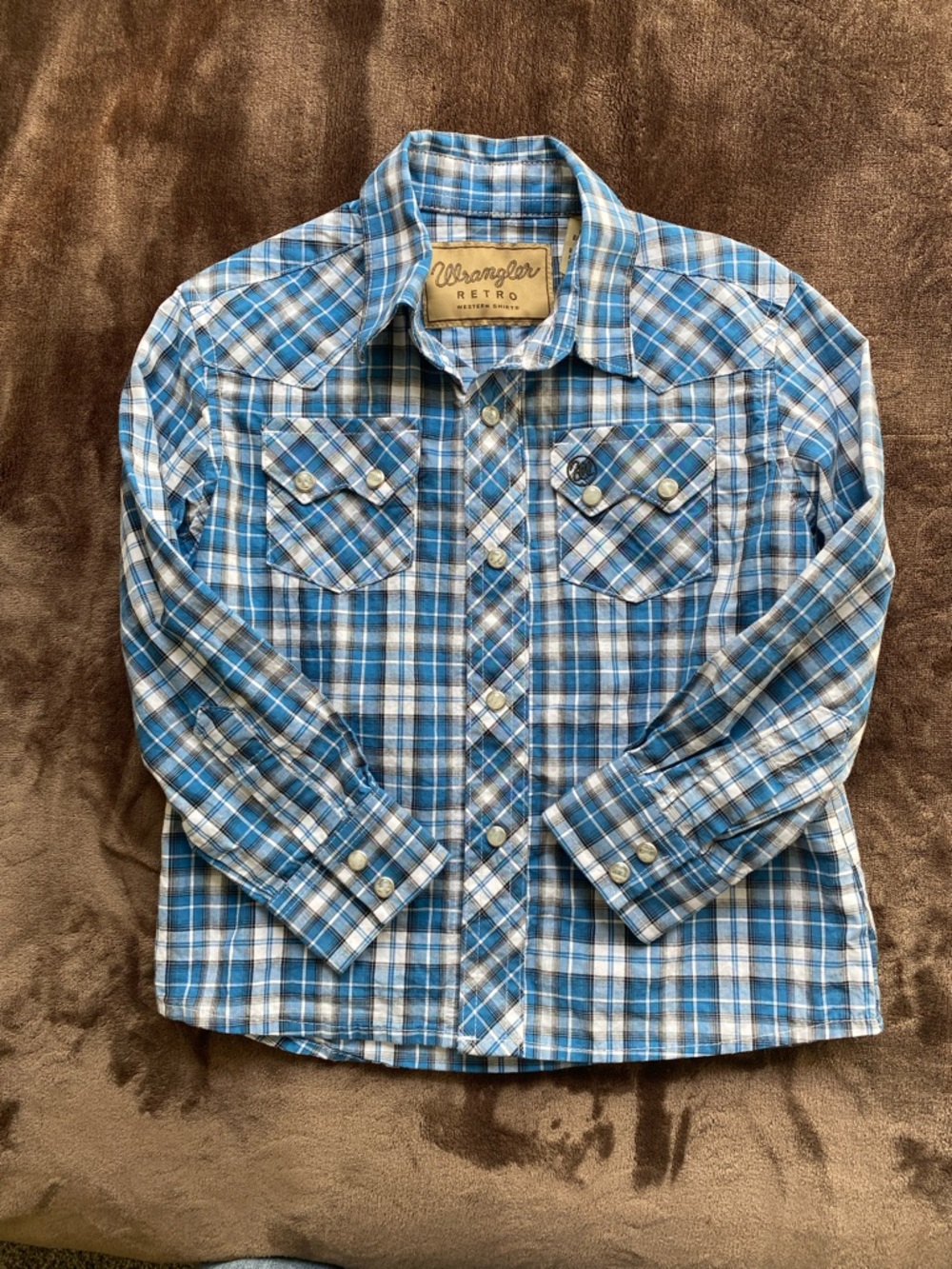 Toddler wrangler pearl snap shirt